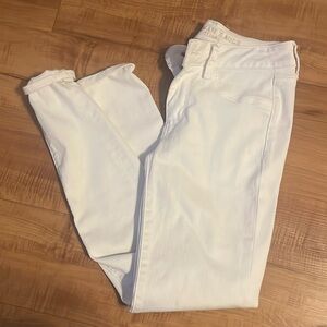 American Eagle white jeggings
